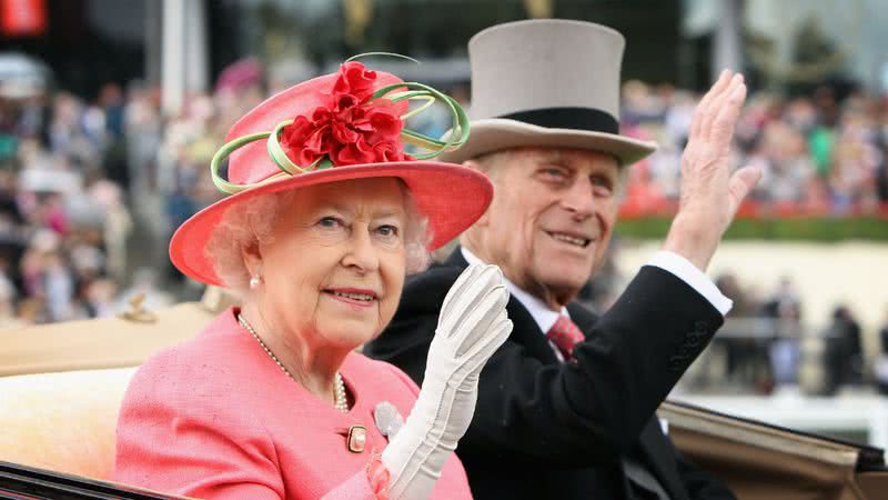 A rainha Elizabeth II e seu marido, Philip - Getty Images