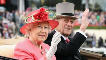 A rainha Elizabeth II e seu marido, Philip - Getty Images