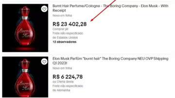 Perfume foi vendido a 23 mil reais no eBayPer - Divulgação / BM&C News