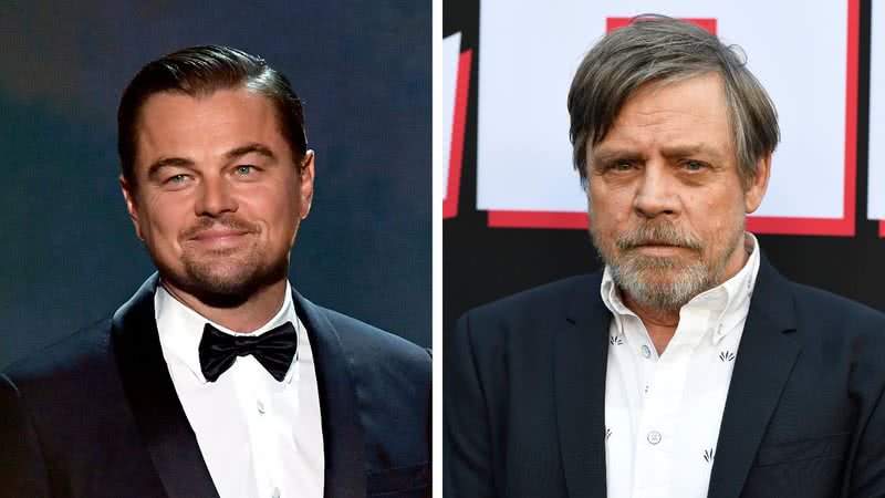 Os atores Leonardo Dicaprio e Mark Hamill - Getty Images