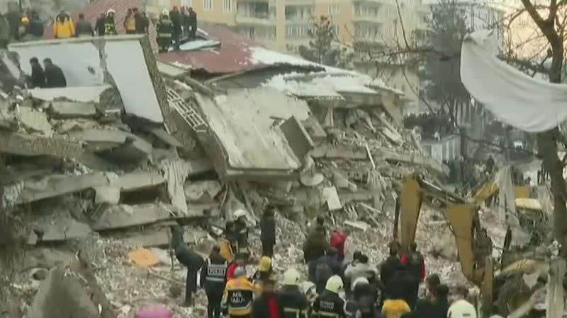 Terremoto deixou mortos na Turquia - Divulgação / vídeo / Youtube