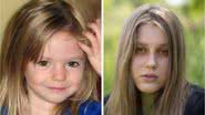 A pequena Madeleine McCann e a jovem que afirma ser ela - Divulgação / Instagram