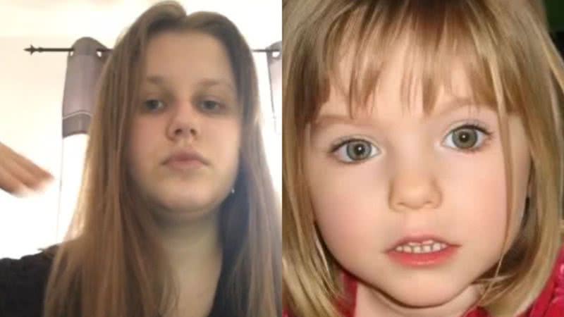 Julia e a garotinha desaparecida Madeleine McCann - Reprodução/Redes Sociais