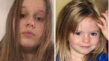 Julia e a garotinha desaparecida Madeleine McCann - Reprodução/Redes Sociais