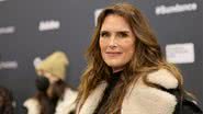 A atriz Brooke Shields em janeiro deste ano - Getty Images