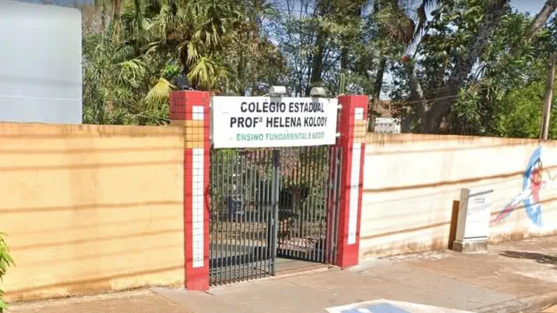 Fachada da escola onde ocorreu o crime - Divulgação / Redes sociais