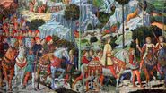 Pintura do século XV retratando membros da família Médici - Wikimedia Commons / Benozzo Gozzoli