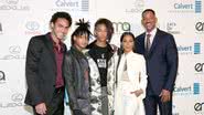 Trey, Willow, Jaden, Jada e Will Smith (da esquerda para a direita) - Getty Images