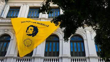 Faixa pede justiça por Marielle - Getty Images