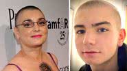 Sinéad O'Connor e seu filho Shane - Getty Images e Divulgação / Redes sociais