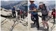 Idoso de 93 anos completou a escalada da montanha Half Dome - Divulgação / TikTok