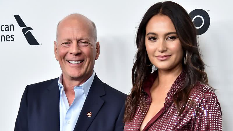 Bruce Willis com sua esposa Emma - Getty Images