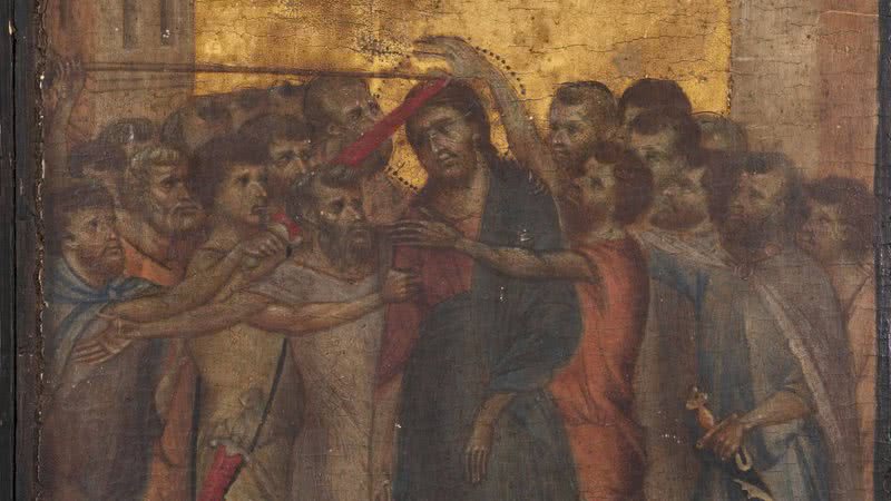 Escárnio de Cristo, atribuída a Cimabue - Domínio público / Cimabue