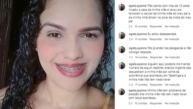 Mulher transmitiu o próprio assassinato - Divulgação/Redes sociais