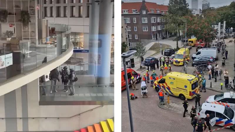 Ataque a hospital universitário deixou mortos - Divulgação/vídeo/Youtube/The Telegraph