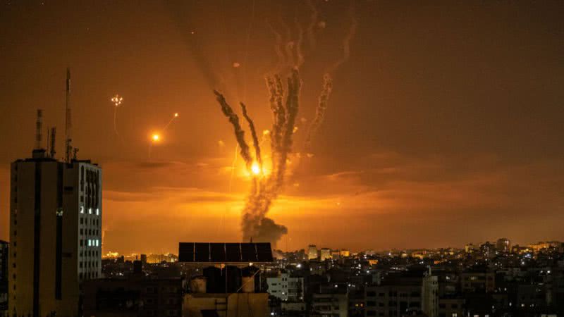 Imagens do conflito entre Israel e Hamas - Getty Images