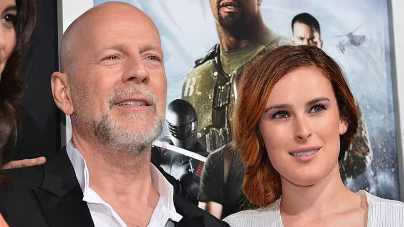 Bruce Willis e a filha Rumer - Getty Images