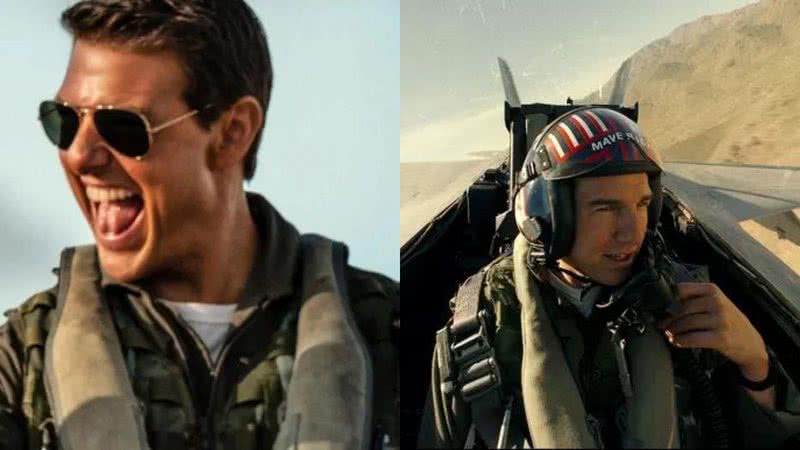 Cena dos 2 filmes de Top Gun - Divulgação/ Youtube Paramount