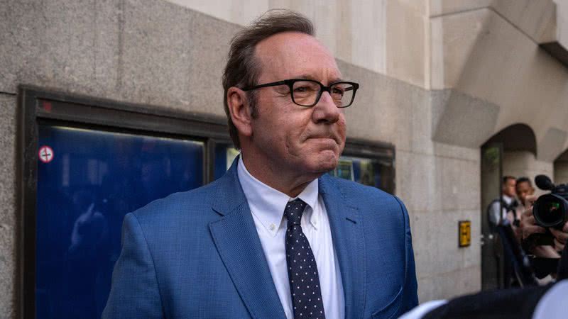 Kevin Spacey durante audiência preparatória em Londres - Getty Images