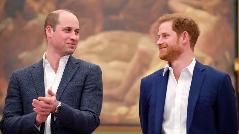 Os príncipes William e Harry - Getty Images