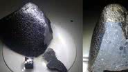 Meteorito nomeado NWA 7034 e apelidado de Black Beauty - Divulgação/ Site NASA