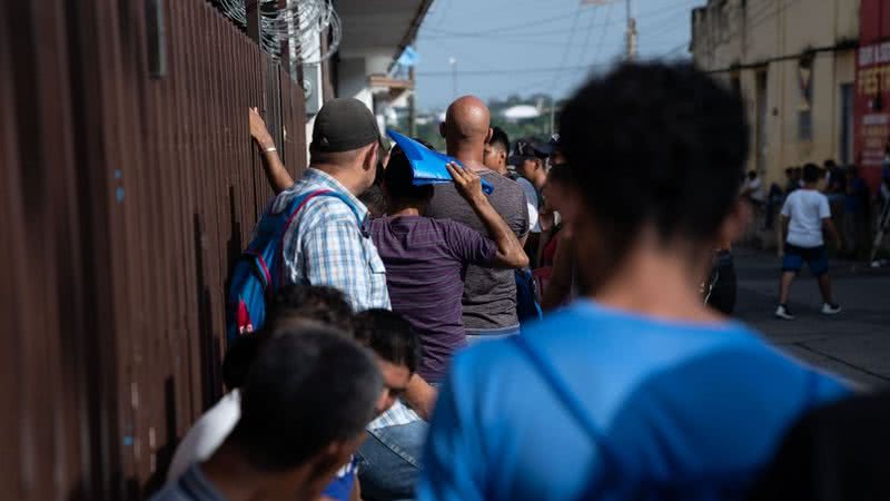 Imigrantes em Tapachula no ano de 2019 - Getty Images