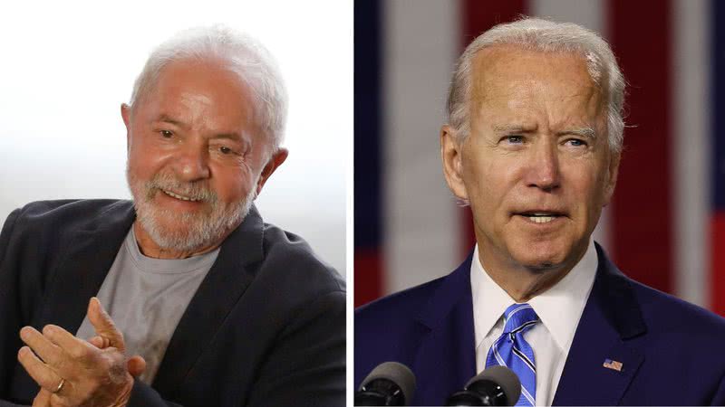 O presidente eleito Lula e Joe Biden - Getty Images