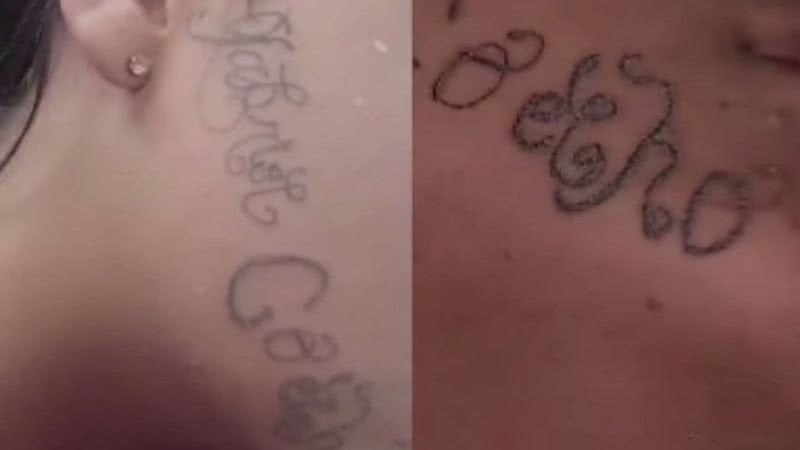 Mulher com tatuagem na cara feita por ex-namorado - Divulgação/YouTube Bandnews