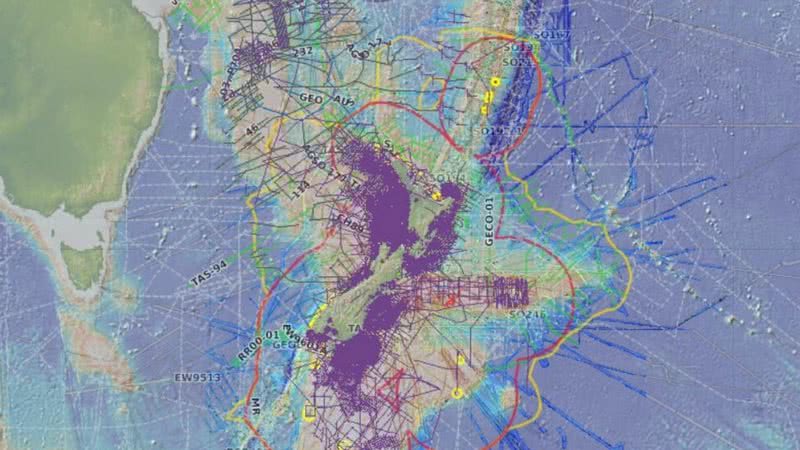 Mapa interativo online da Zelândia - Divulgação / GNS Science