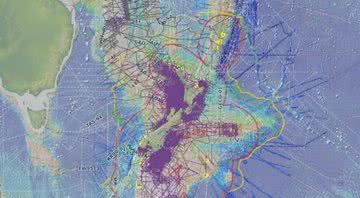 Mapa interativo online da Zelândia - Divulgação / GNS Science