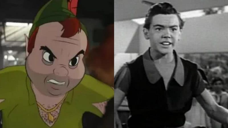 Novo Peter Pan de filme da Disney e ator Bobby Driscoll - Divulgação/Youtube Disney+ Channel