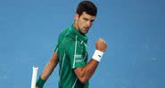 Fotografia do tenista Novak Djokovic - Getty Images