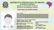 Novo modelo de Carteira Nacional de Identidade (CNI) - Reprodução/Ministério da Gestão e da Inovação em Serviços Públicos