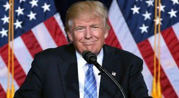 O presidente americano Donald Trump durante discurso - Wikimedia Commons