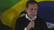 Doria durante o discurso - Divulgação/Vídeo