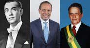 Em ordem: Juscelino Kubitschek, João Doria e FHC - Fundação FHC, Arquivo Nacional e Governo do Estado de São Paulo