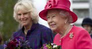 Camilla, esposa de Charles, ao lado de Elizabeth II - Getty Images