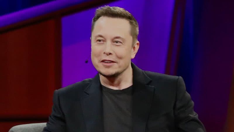 O empresário Elon Musk durante entrevista - Wikimedia Commons