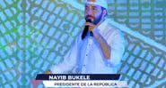 Presidente de El Salvador, Nayib Bukele, faz anúncio da "cidade Bitcoin" durante evento - Divulgação/Youtube/Secretaría de Prensa El Salvador