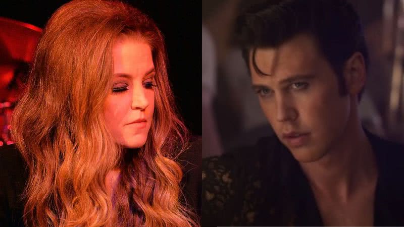 Lisa Marie Presley e Austin Butler como o Rei do Rock em "Elvis" (2022) - Getty Images / Divulgação/Warner Bros