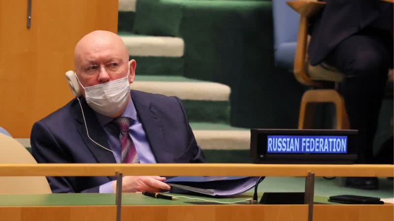 Vasily Nebenzya, embaixador da Rússia na ONU - Getty Images