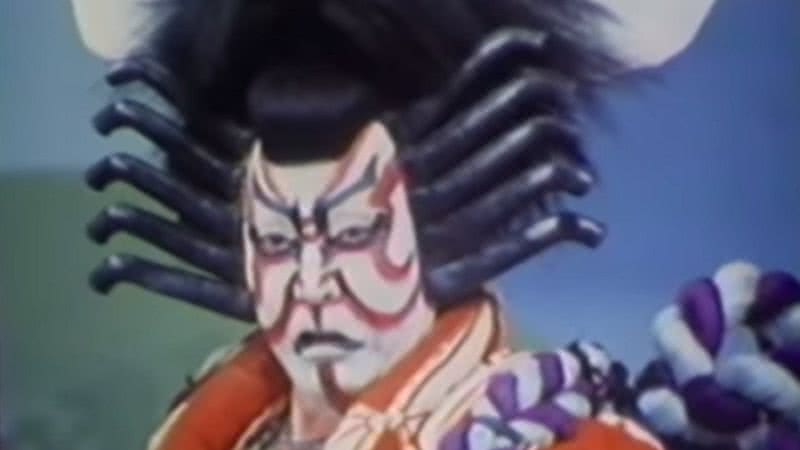 o ator de kabuki Ennosuke Ichikawa - Reprodução/Vídeo