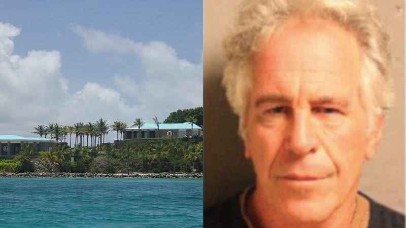 A ilha Little St. James e o bilionário americano Jeffrey Epstein - Department of Justice / Navin75 via Wikimedia Commons