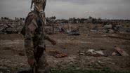 Fotografia mostrando ação de Estado Islâmico na Síria - Getty Images