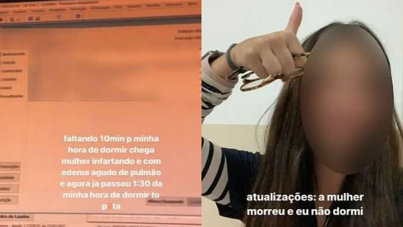 Imagens compartilhadas pela jovem nas redes sociais - Divulgação/ Redes Sociais