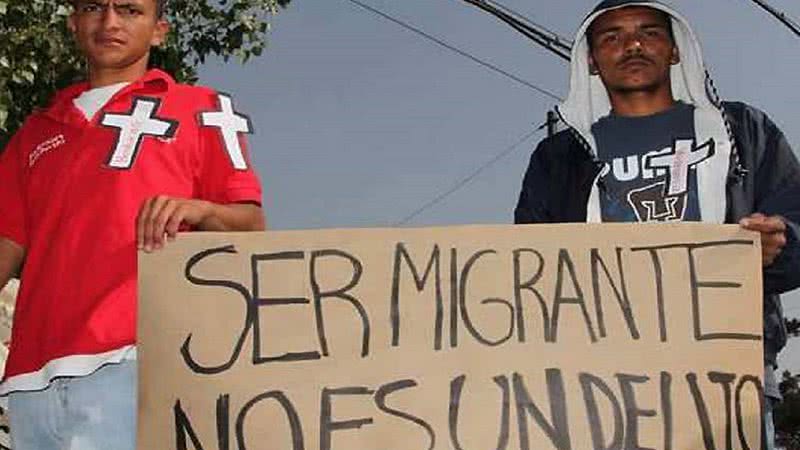 Migrantes contra leis chilenas - Divulgação/Twitter/Prensa Latina