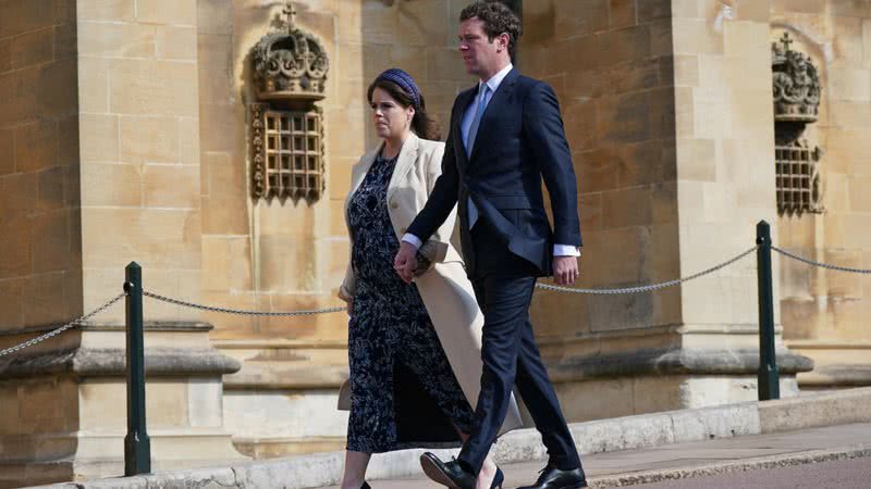 A princesa Eugenie e Jack Brooksbank - Getty Images