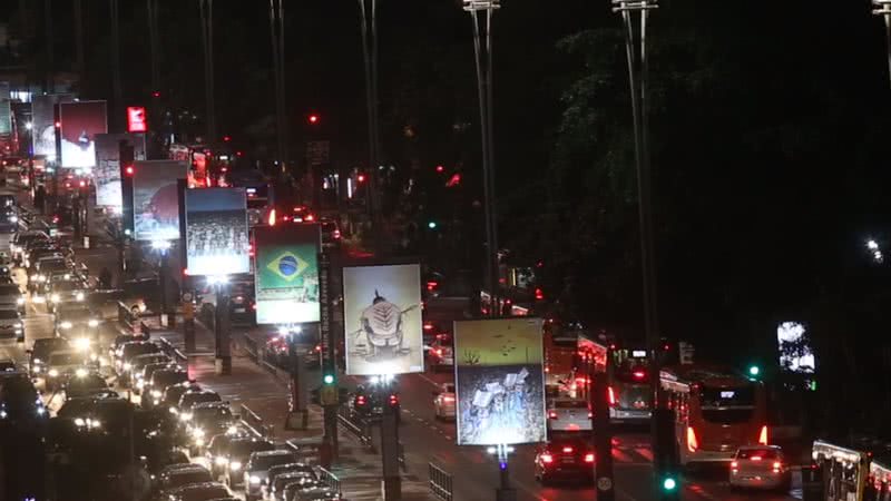 Cena da Av. Paulista em vídeo de divulgação da exposição - Divulgação/UGT