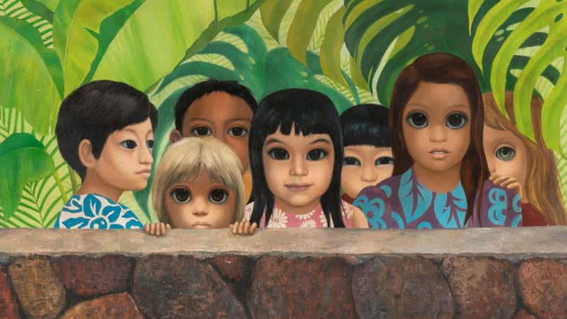 Imagem da tela de Margaret Keane - Divulgação/ Heritage Auctions