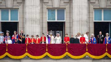 Membros da Família Real na varanda do Palácio de Buckingham - Getty Images